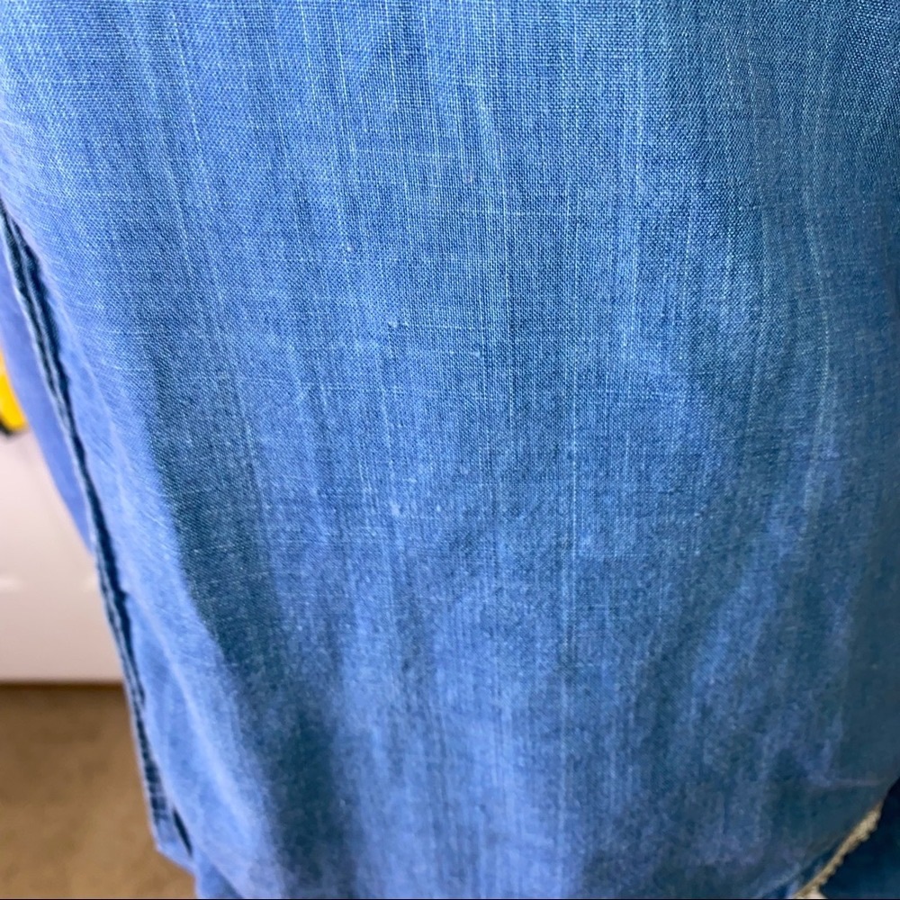 Rails Cold Shoulder Lyocell Tencel Linen Chambray… - image 8